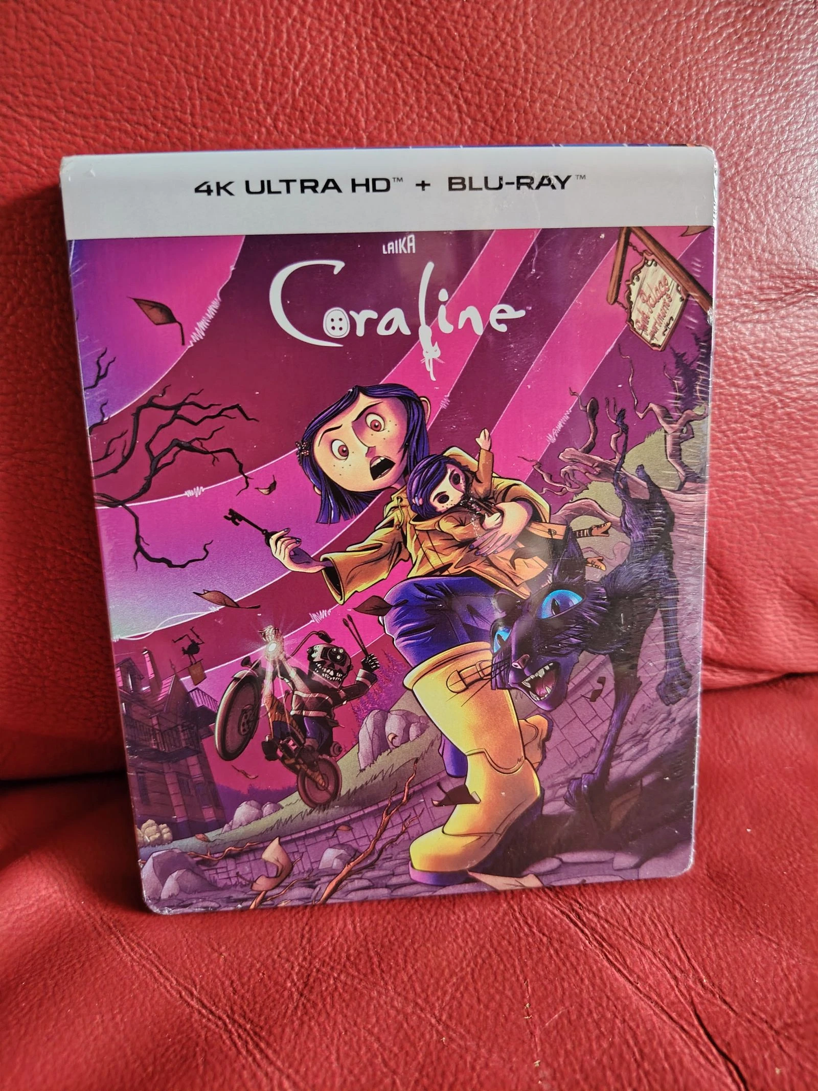 Steelbook Coraline 4k blu ray 